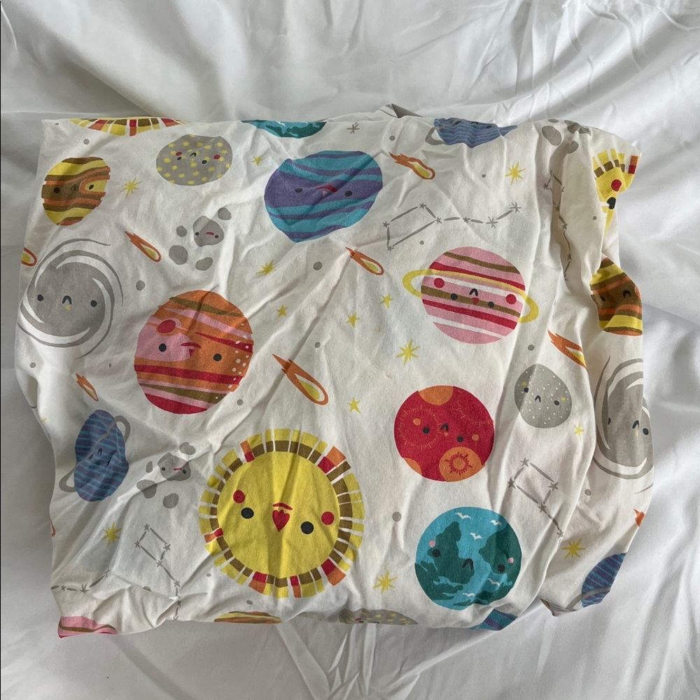 The Land of Nod Deep Space Fitted Sheet